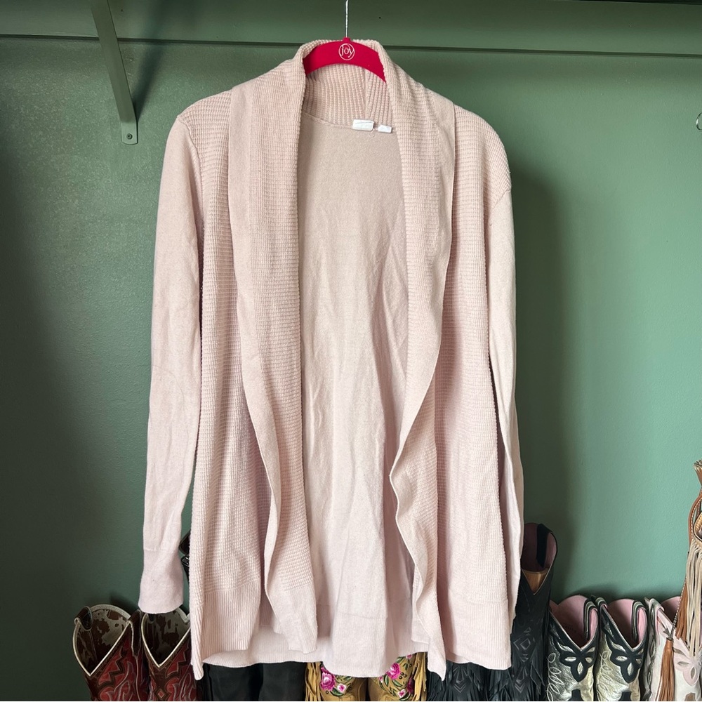 The GAP Soft Pink Peach Women's Sweater Cardigan Large